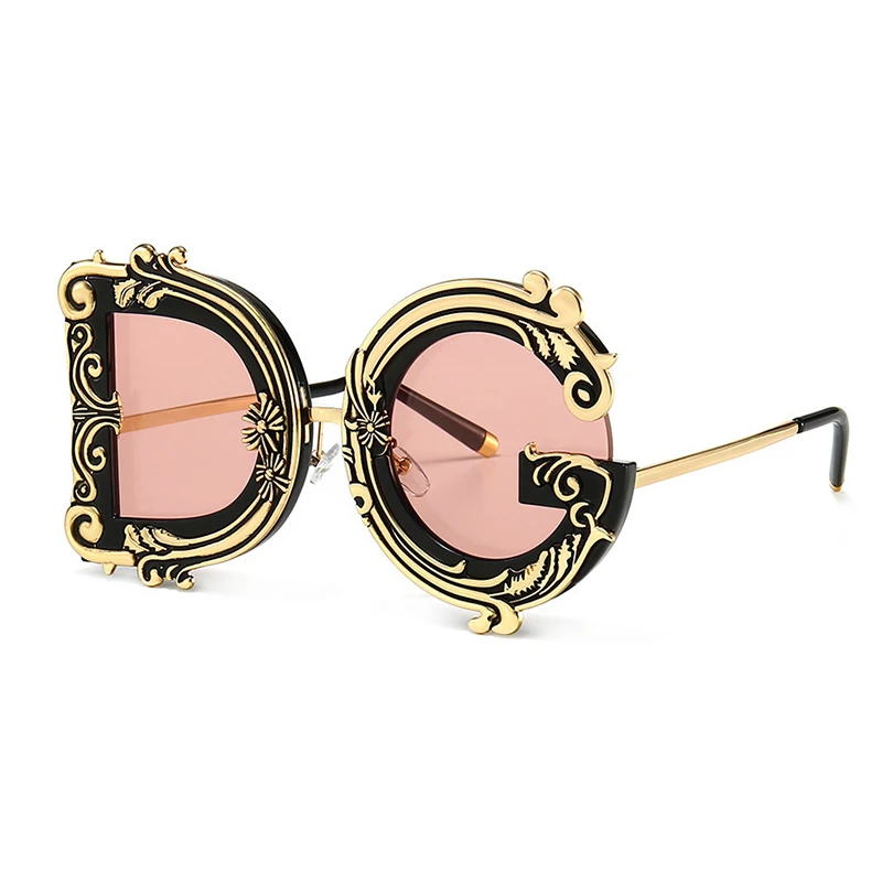 Baroque Type Sun shades Fashionable Retro Style Avenue Type Mannequin Catwalk Sun shades Design Summer season Sun shades Pearl Body Girls's 4 Baroque Style Sunglasses Modern Retro Fashion Street Style Model Catwalk Sunglasses Design Summer Sunglasses Pearl Frame