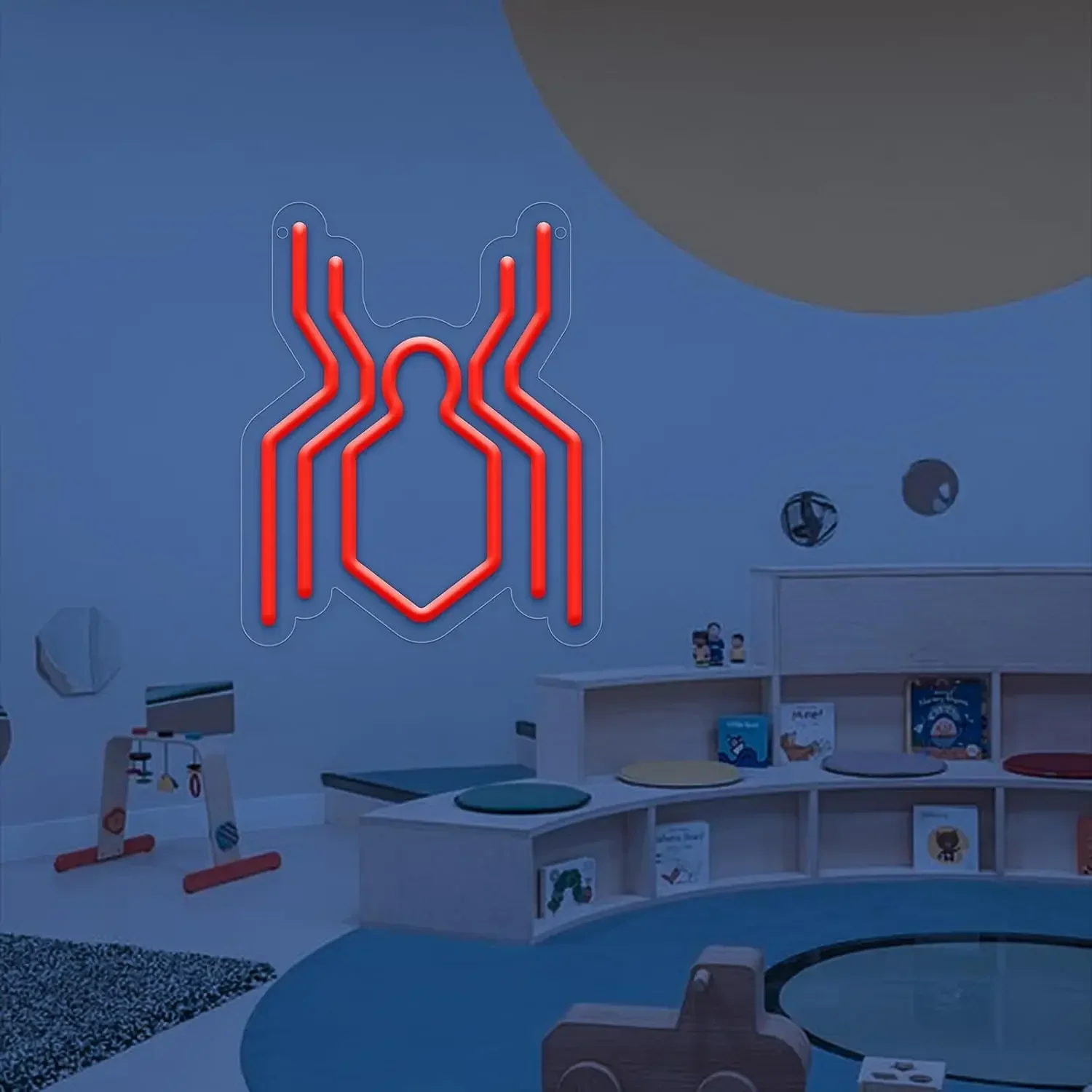 Description Picture 3 of itemSpider Neon Signs for Wall Decor,Neon Lights for Wall Led Business Signs Suitable for Man Cave Bar Pub Restaurant Christmas Gift