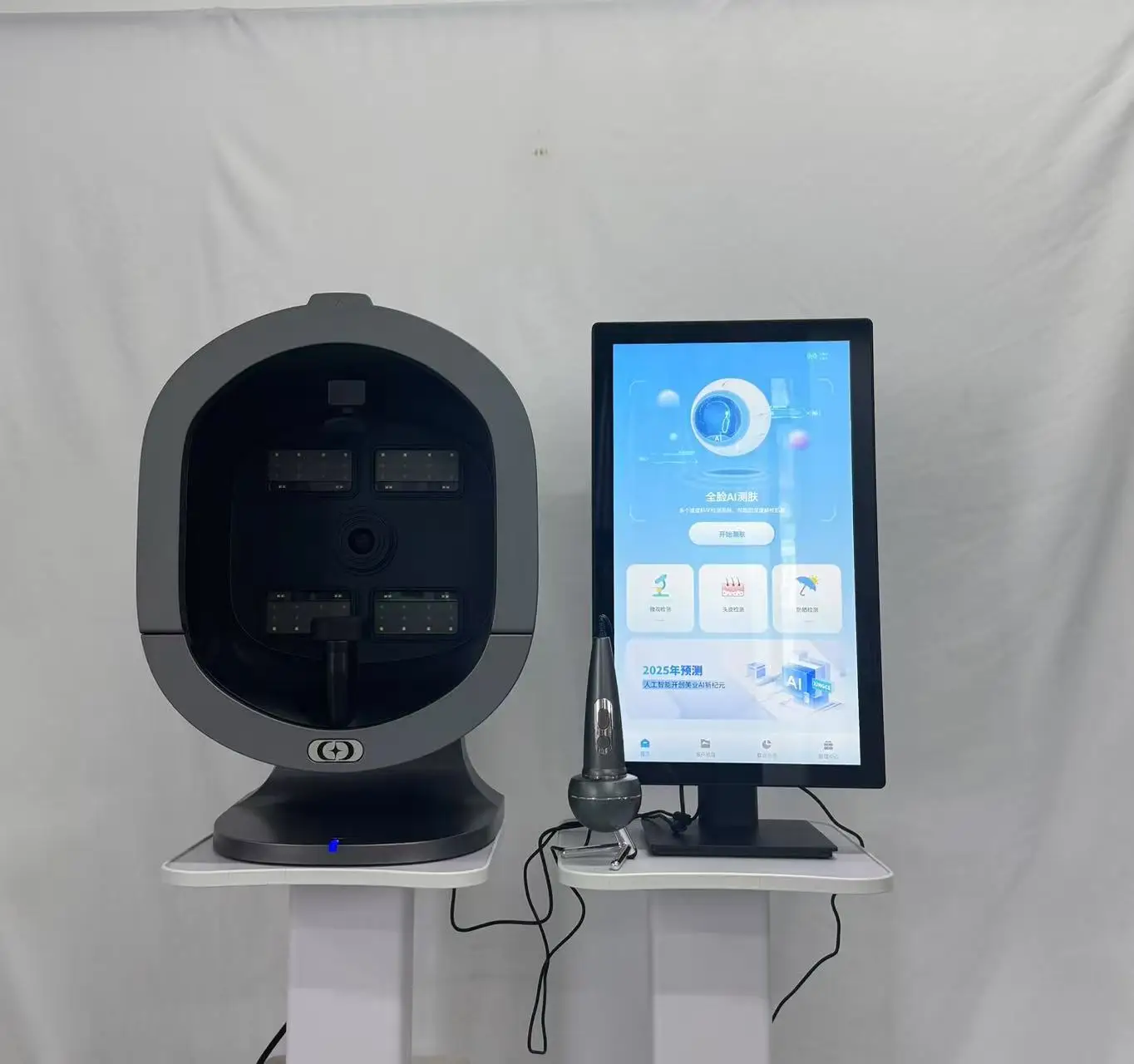 5 Pro-AI Skin ImageAnalyzer Full-Body Multi-Spectral Scan for Beauty Equipment Scalp Analyzer Multi-Language 15.6 Inch 21.5 Inch