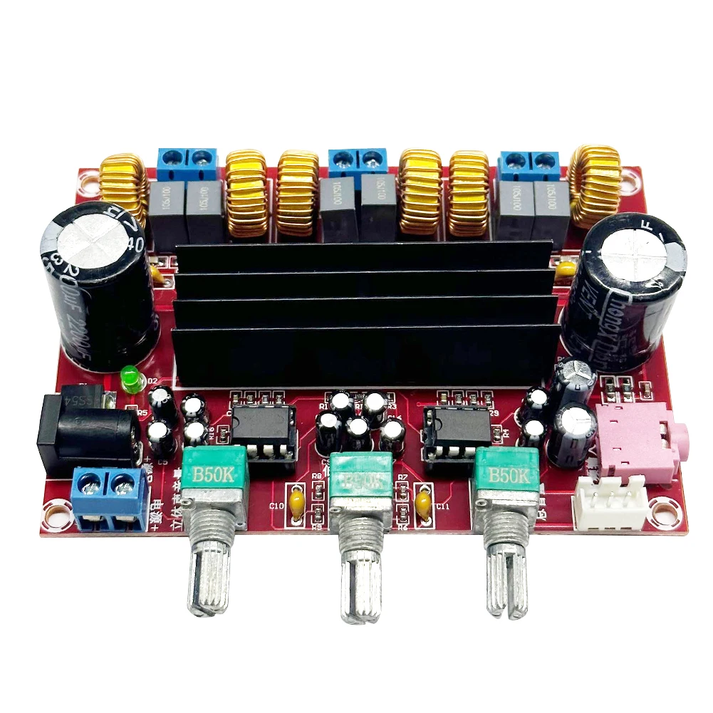 Audio Amplifier Board Digital Subwoofer Power Amplifier Board TPA3116D2 2x50W 100W 2.1 Channel DC 12-24V Energy Saving
