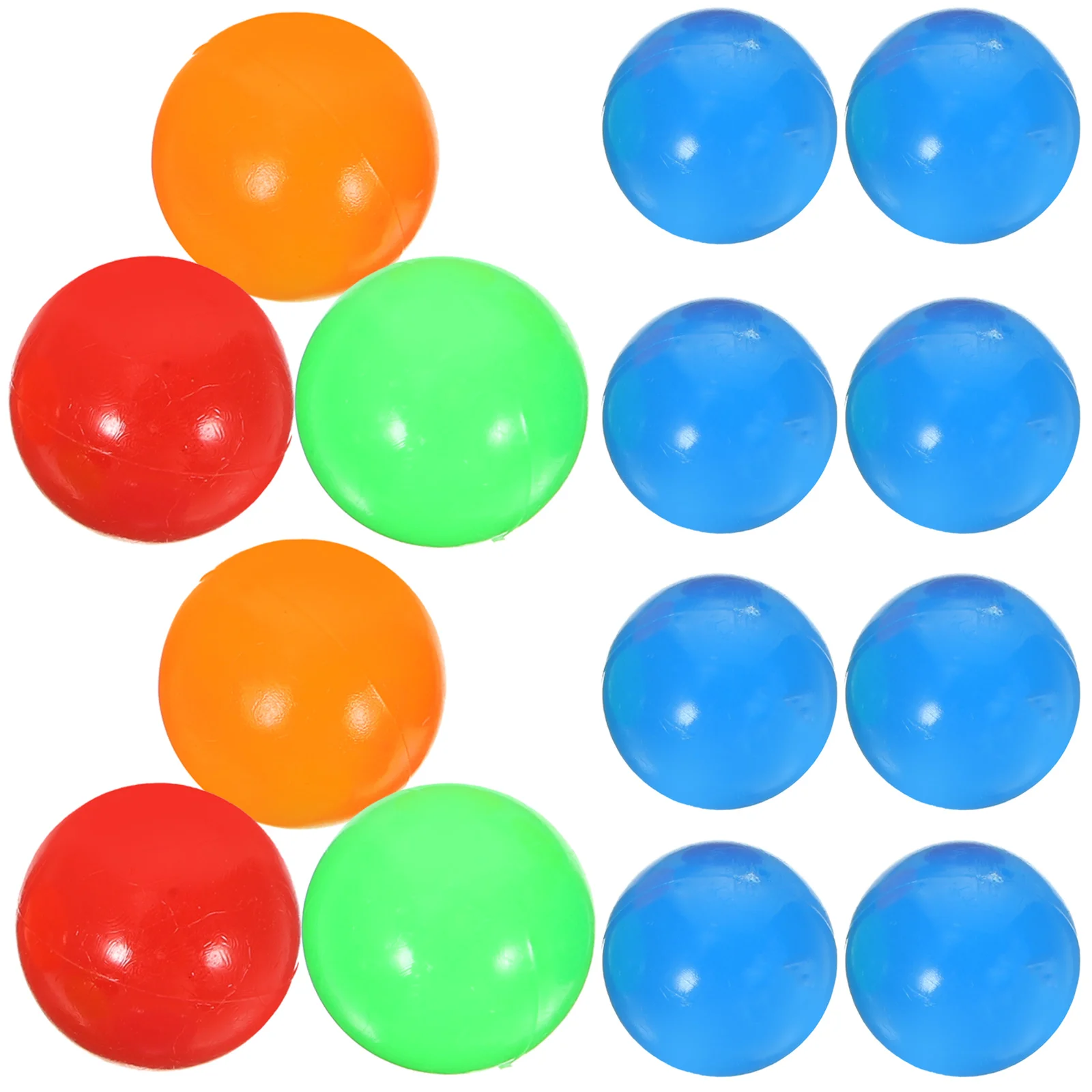 About 120pcs Game Replacement Balls Plastic Colorful Games Beads Game Toy (Random Color) Beans Beans Bead
