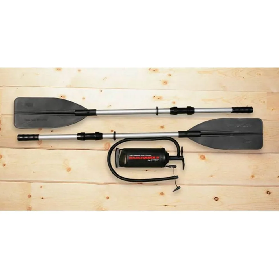 Excursion 4 Inflatable 4 Person Fishing Boat Set