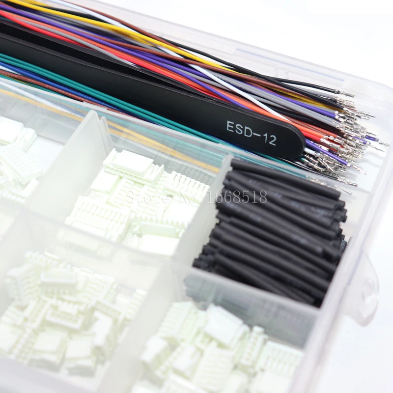 JST GH - Kit de conector de 1,25 mm, 2/3/4/5/6/7/8/10 pines, 80