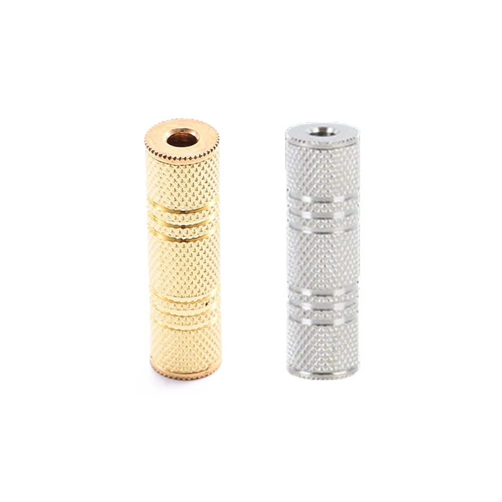 

3.5mm Female To Female Audio Adapter Connector Coupler Stereo F/F Extension Gold Plated 3.5mm Audio Adapter for Phone Earphone