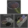 Fish Net Bag Folding Fishing Brail Landing Net Head Foldable Nets Depth Landing Dip Accessories Outdoor Fish Catching Tools 5