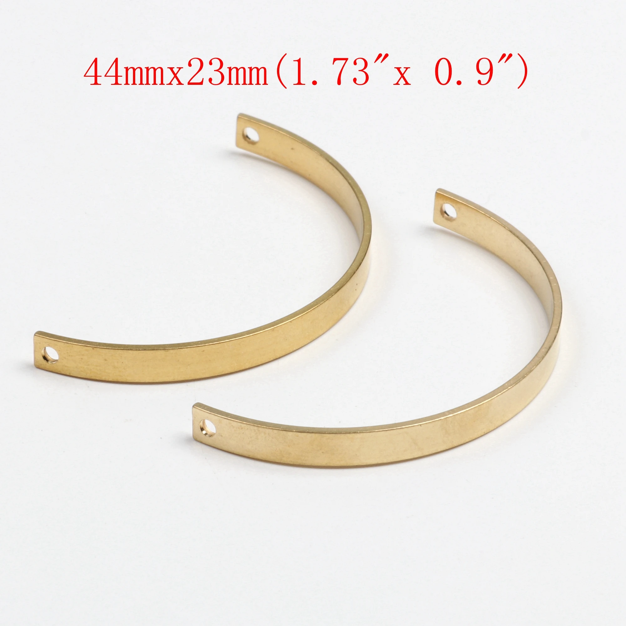 Roh gehämmerte Messing-Charms, Geometrie-Stecker, Zubehör für DIY-Ohrringe, Halskette, Armband, DIY-Herstellung, Schmuckzubehör – Detail 13