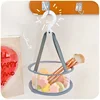 Fashion Pink Gray Makeup Tool Drying Net Home Dormitory Makeup Brush Drying Storage Net Bag Beauty Egg Organizer Hanging Bags 2