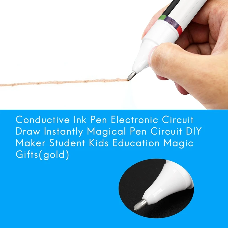 BG-Conductive Ink Pen Electronic Circuit Draw Instantly Magical Pen Circuit DIY Maker Student Kids Education Magic Gifts