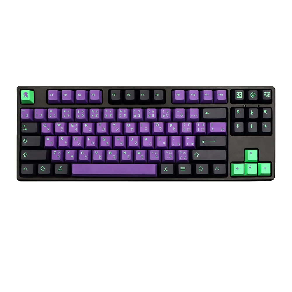 Keycaps Japoneses para Teclado Mecânico Dye-sub Keycap Perfil Cherry Interruptor mx G610 K70 Gmk Clones Mecha01 Eva Custom 146 Chaves - Imagem 2
