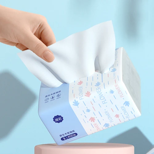 원목 펄프 종이 수건, 5 층 두꺼운 냅킨, 페이셜 티슈 공장, 도매 직송, 1 팩/400 매 5