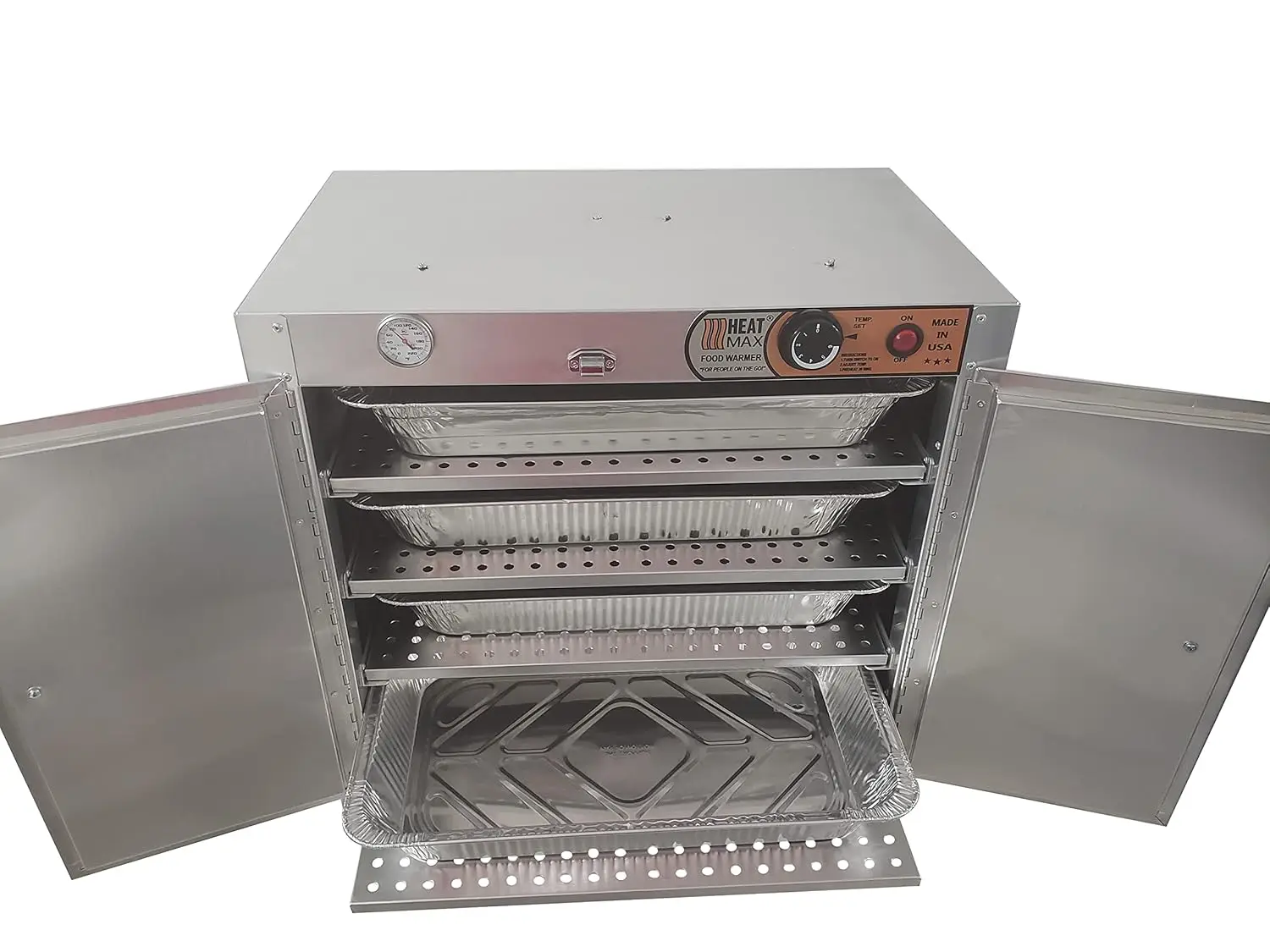 Commercial Countertop Hot Box Cabinet Food Warmer 25x15x24 Display Ideal for Catering School Lunches Elderly Lunches