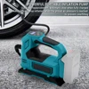 18V Lithium Battery Powered Cordless Electric Air Pump Electric Inflator Rechargable Car Tire Air Compressor Inflatable Pump 6