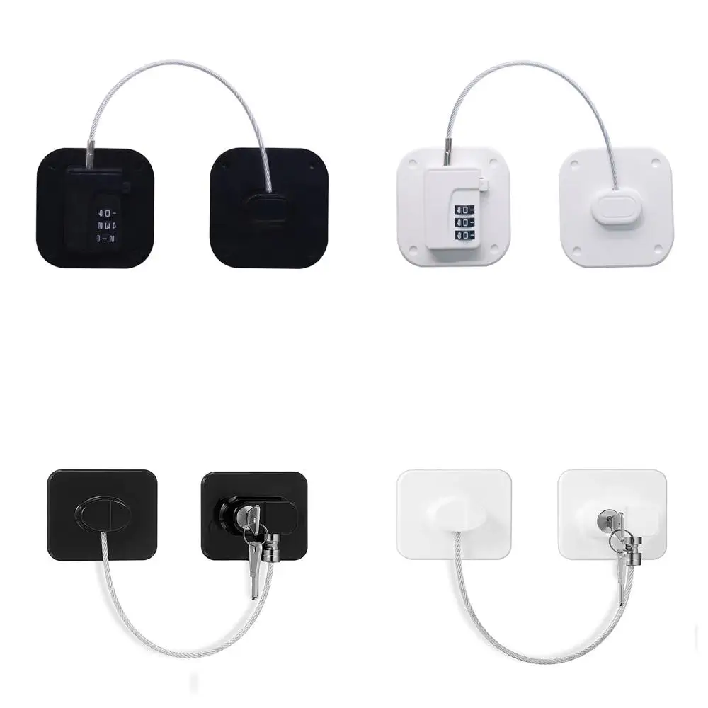 Cabinet Lock Child Lock Refrigerator Lock Safety Lock Refrigerator Door Lock 1PCS Baby Safety Refrigerator Lock With Keys or Coded Lock Infant Security Cabinet Locks Sliding Closet Door Locks