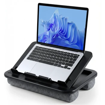 Oatsbasf Supporto per Laptop da Ufficio con Cuscino Morbido, Scrivania Regolabile Portatile per Tablet e Notebook fino a 15.6 Pollici
