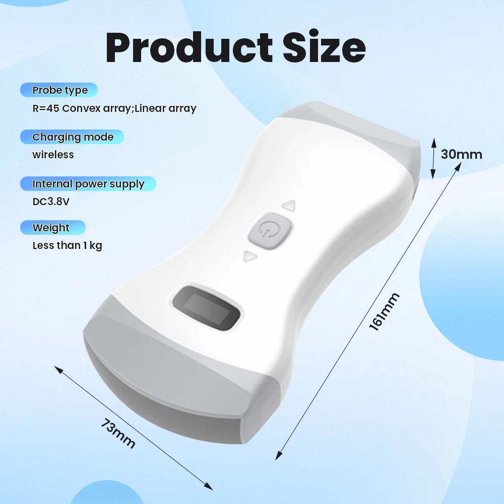 Wireless Veterinary Ultrasound Machine WIFI Ultrasound Scanner machine For Anima