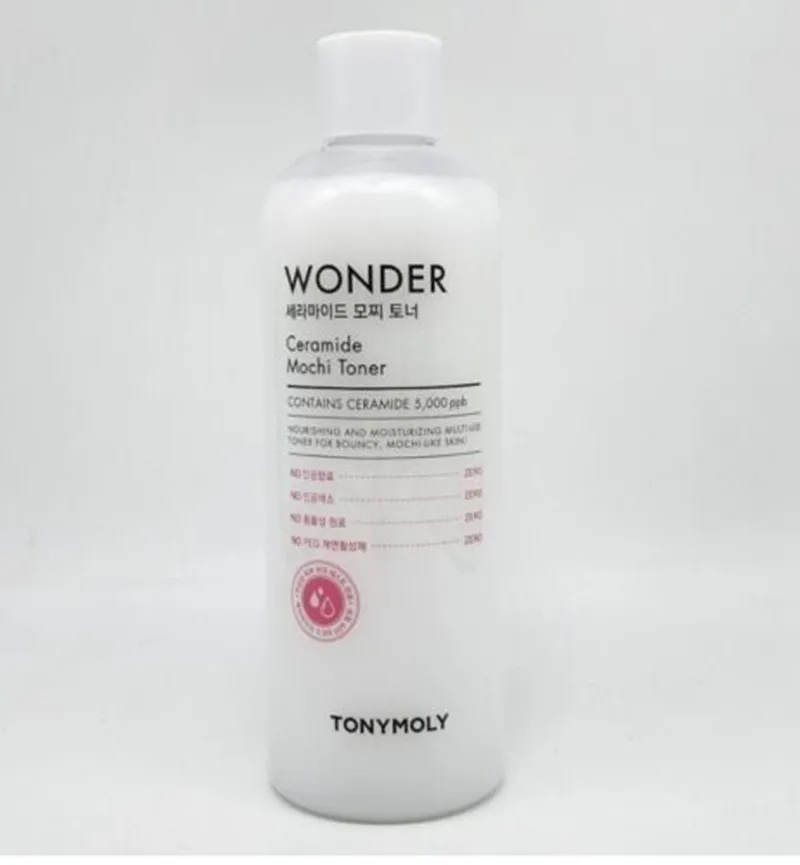 Tonymoly Wonder Ceramide Mochi Toner 500ml Moisturizing Calming Soothing for Sensitive Skin Korean Cosmetics Beauty Product
