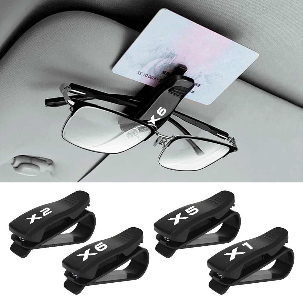 Auto Parts For BMW X3 X5 X6 F30 F34 F10 F20 G20 G30 G01 G02 G05 F15 F16 Car Sunglasses  Holder Multi-function Glasses Clip - AliExpress