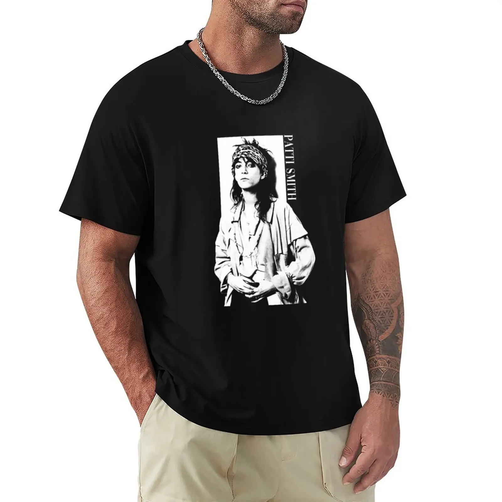 

Patti Smith T-Shirt plus size tops anime Men's clothing