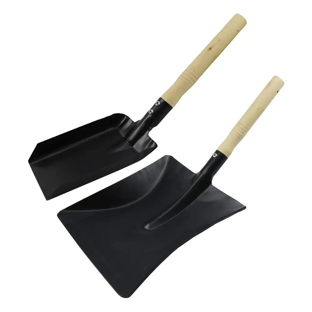 Description Picture 2 of itemChimney Shovel Fireplace Tools Steel Dustpan Ash Shovel Fireplace Cleaning Tool Wood Burner Accessories