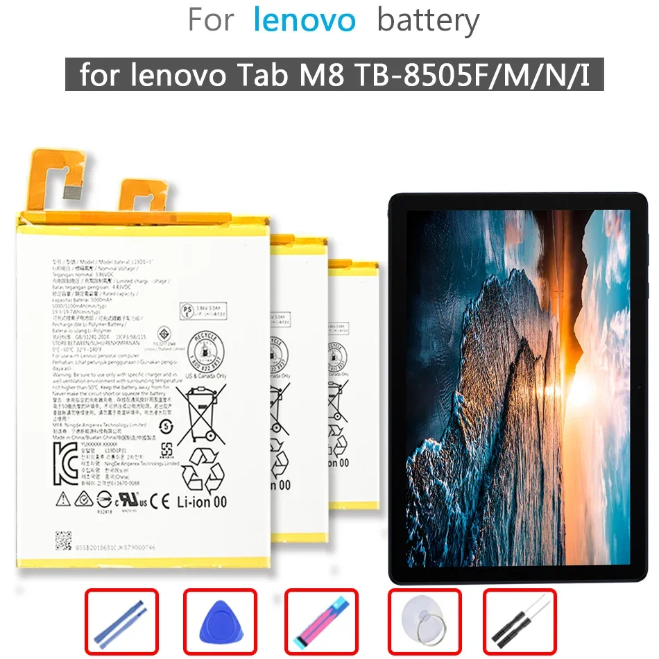 

Аккумулятор L19D1P31 5000 мАч для lenovo Tab M8 TB-8505F/M/N/I