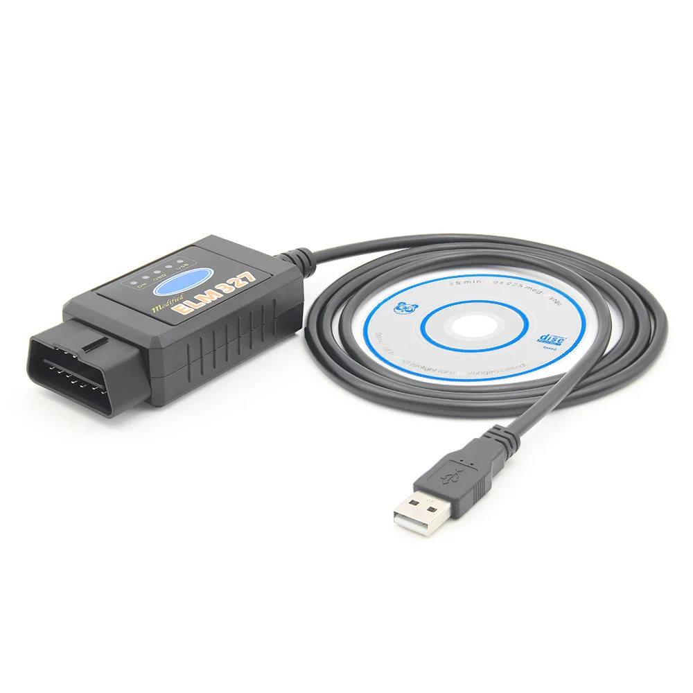 OBD2 ELM327 V1.5 USB Switch OBD Scanner for Focus ELM327 V1.5 PIC18F25K80 Modified Open Hidden for Ford Forscan HS-CAN/MS-CAN 6