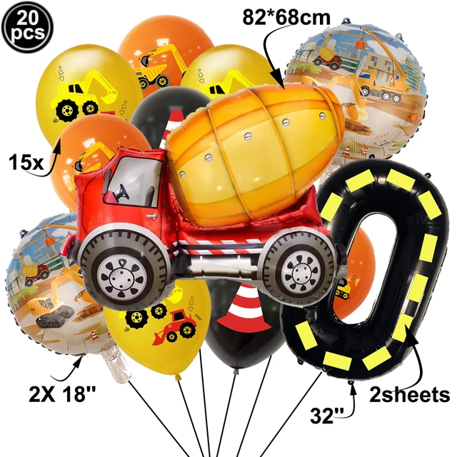건설 파티에 놀라운 분위기를 더하는 풍선으로 특별한 행사를 잊지 못하게 만드세요.