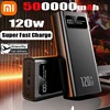 Xiaomi 50000mAh Power Bank Ultra Large Capacity 120W Super Fast Charging Portable External Battery With LED Digital Display Xiaomi 50000mAh Power Bank Ultra Large Capacity 120W Super Fast Charging Portable External Battery With LED Digital Display
