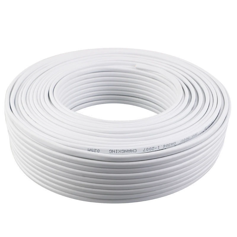 전기 연장 와이어 LED 전원 케이블, 단색 스트립용, 화이트 블랙, 5/10 미터, 2 핀, 18AWG, 20AWG, 22AWG, 24AWG, RVV