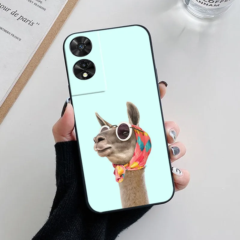 Fashionable Soft Silicone Back Cover - Cute and Stylish Protective Case