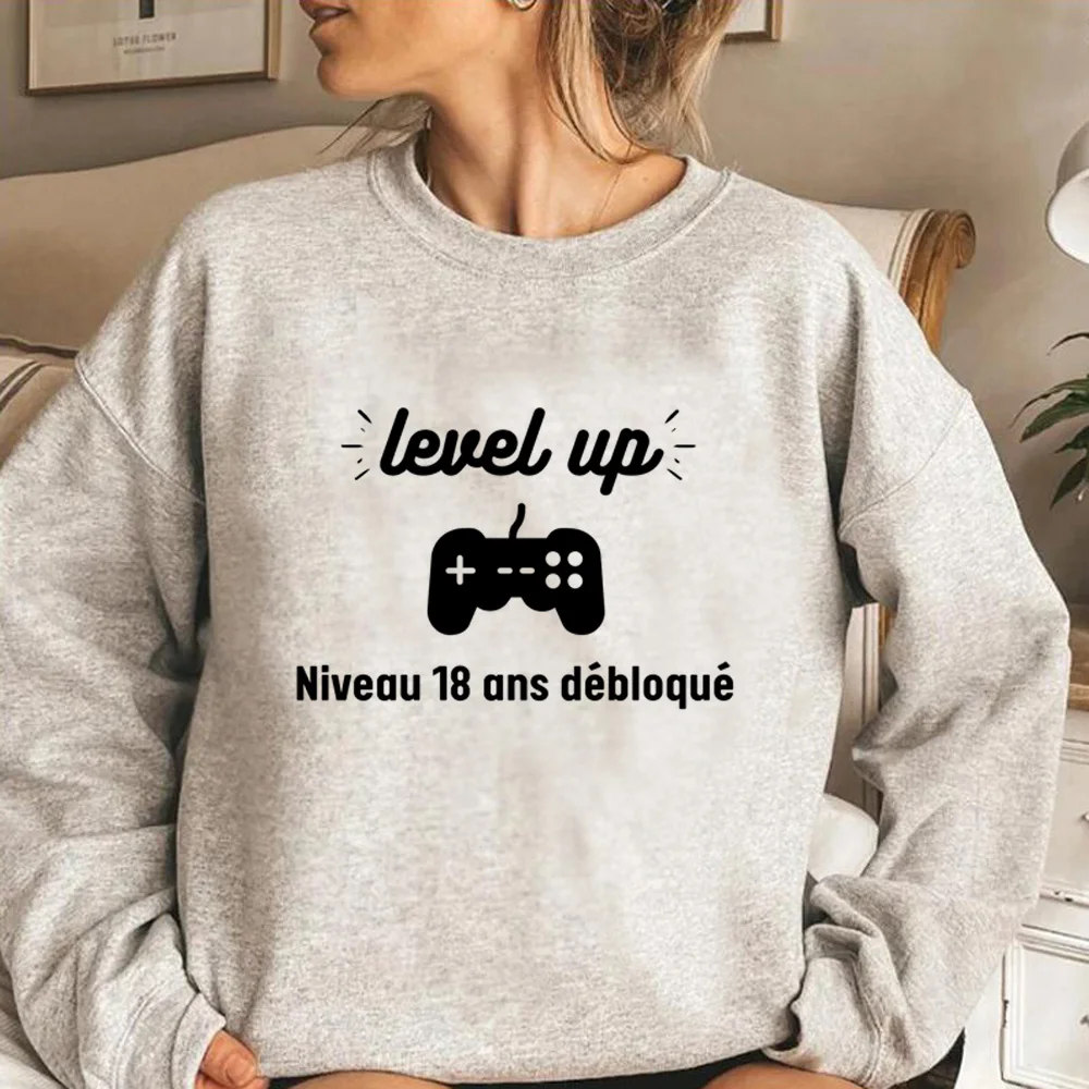 

18 Ans Years Birthday hoodies women funny anime Hood sweatshirts female aesthetic Hood