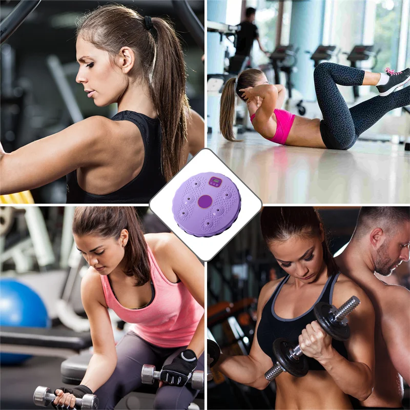 Fitness Twist Disc Exercise Body Shaping Boards Foot Massage Plate Waist Exercise Equipment Hip Abdominal Trainer waist twisting disc