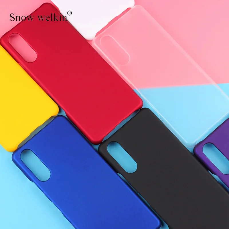 Sleek Matte Hard Plastic Case Cover for Sony Xperia - Durable Protection and Stylish Design