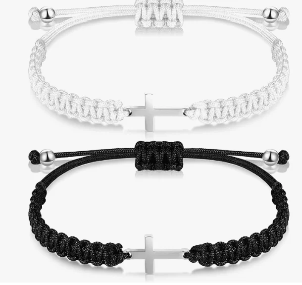 WomenS Fashion Handmade Braided Charm Bracelets