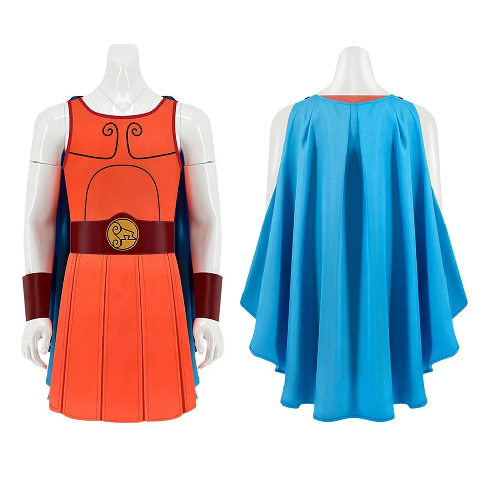 Disfraz de Hercule para niños y adultos, mono de fantasía, chaleco, capa,  disfraz, disfraz de fiesta de Carnaval y Halloween - AliExpress, image size:960x960