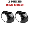 2pcs Style E Black