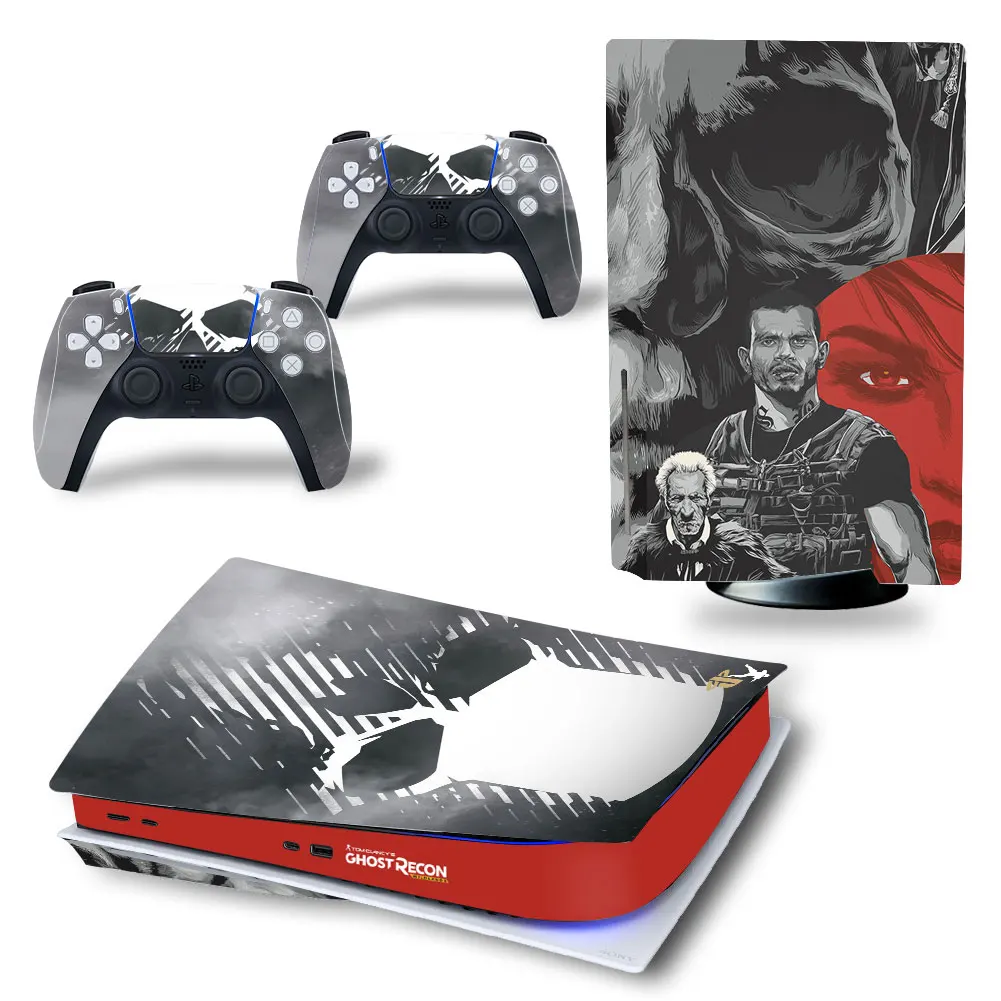 Ghost Recon Hot Design Gamepad Skin Sticker Decal Per Controller Ps5 Pvc Vinyl Sticker Protector #2280