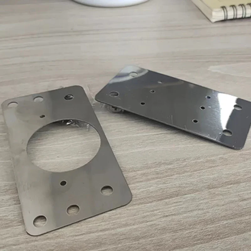 Hinge Repair Plates Stainless Steel Hinges Cabinet Door Hinge Repair Piece Fixed Cabinet Door Damage Repair Reinforcement Mounting Plate Screw 2P