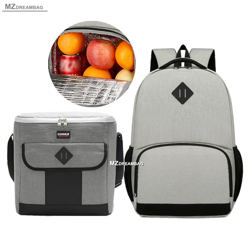 

Camping Thermal Bag Picnic Lunch Boxes Hiking Supplies Portable Soft Beers Food Storage Pack Travel Coolers Men's Trips Backpack