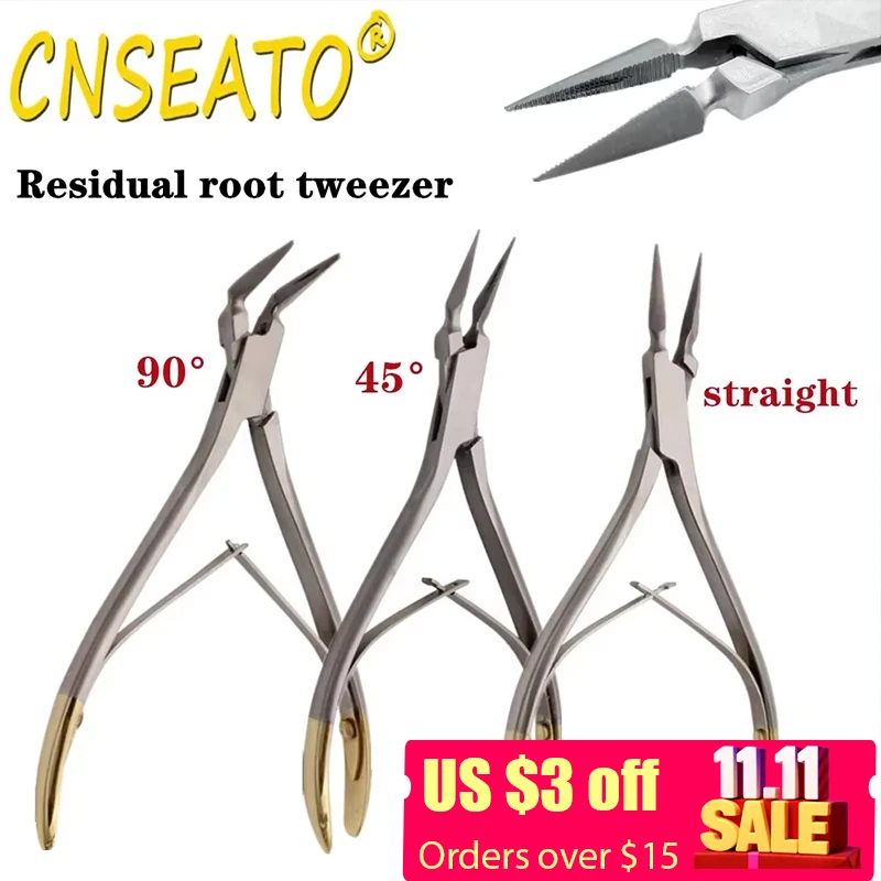 歯科残根ピンセット鉗子抜歯プライヤー断片低侵襲カッターステンレス