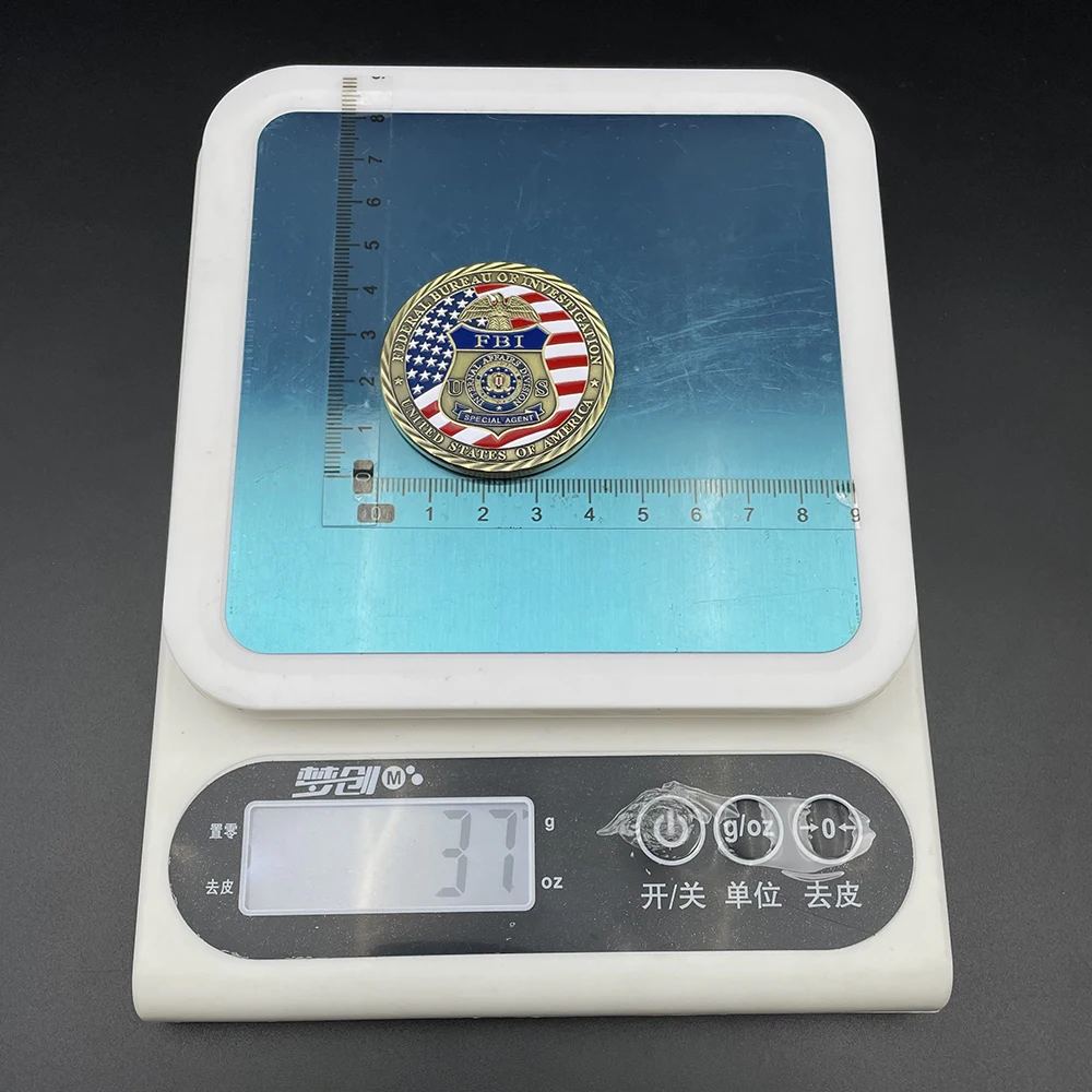 US FBI Special Agent Challenge Coin Collectibles ST. Michael