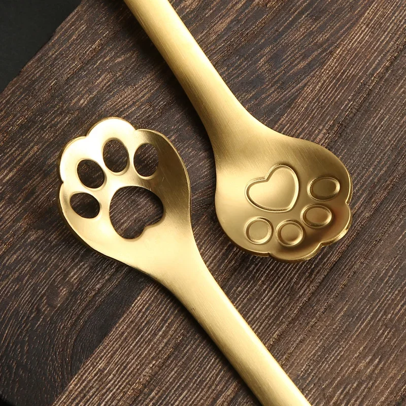 1PC 304 Stainless Steel Spoon Hollow for Ice Cream Coffee Tea Dessert Kitchen Tableware Accessories