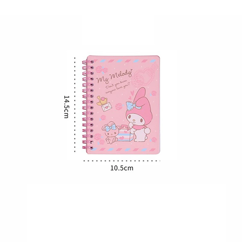 Sanrio Kuromi Notebook Kawaii My Melody Cartoon Cute Notepad