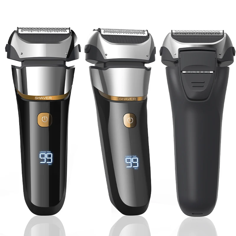 RESUXI FK-608 Electric Razor for Men Waterproof Foil Shaver wireless Rechargeable Electric Shaver Low Noise Wet & Dry Shave 6