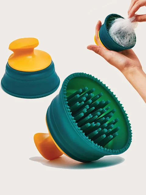 1pc-Pet grooming brush massage brush, cleaning bath comb, used for grooming tools for dogs and cats 4