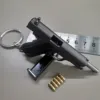 1:3 Full Alloy M1911 Pistol Shell Eject Mini Toy Gun Model Detachable Keychain Fake Gun for Boy Collection Adults Gift 1