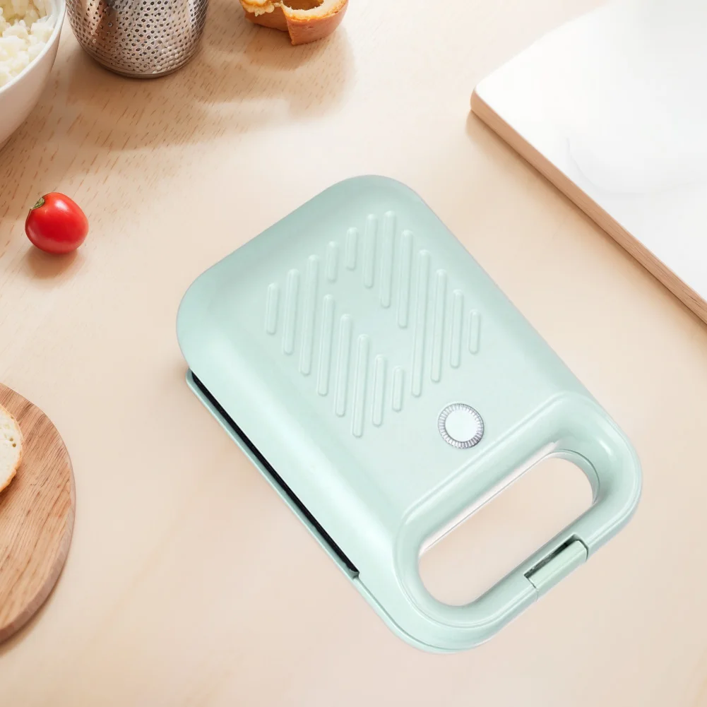 Electric Sandwich Maker Bread Presser Non-Stick Coating Panini Press Portable Light Food Making Machine for Home Kitchen