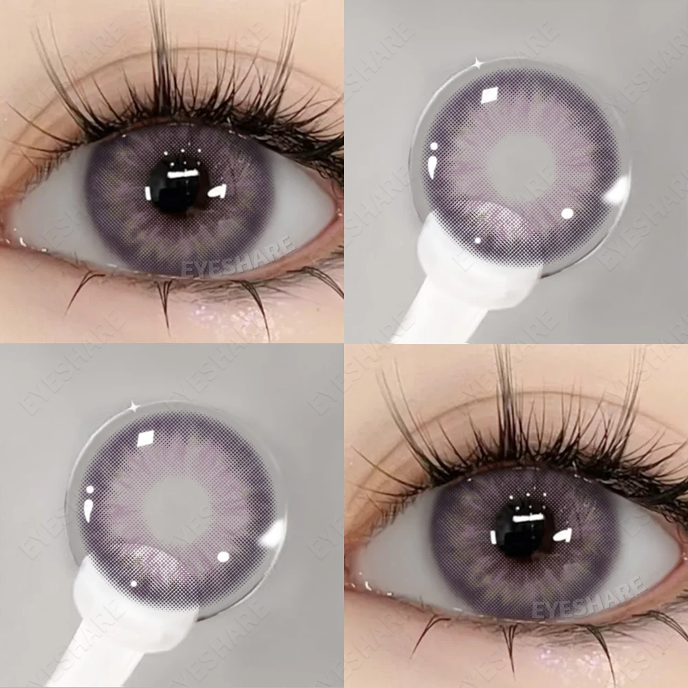 AMARA Vibrant Purple Anime-Inspired Colored Contact Lenses