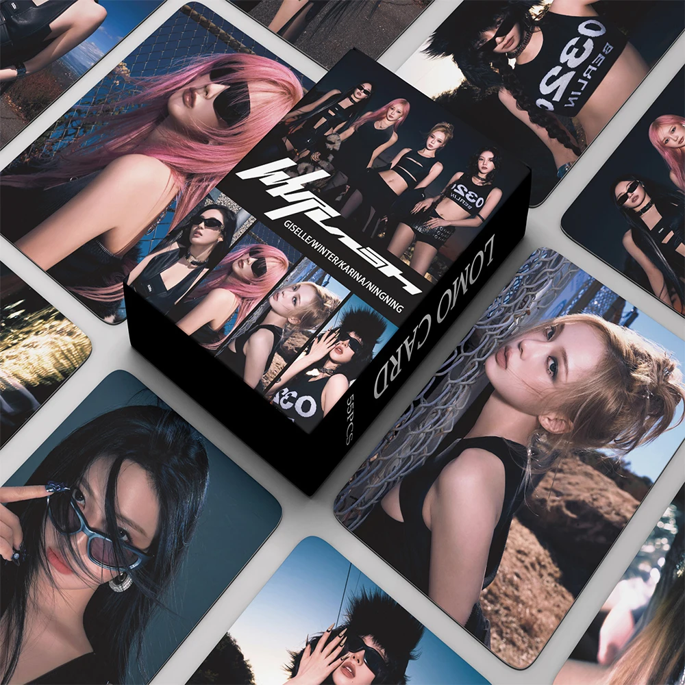 Kpop Lomo Cards 55Pcs/Set HD Photocards Girls Photo Card for Collection