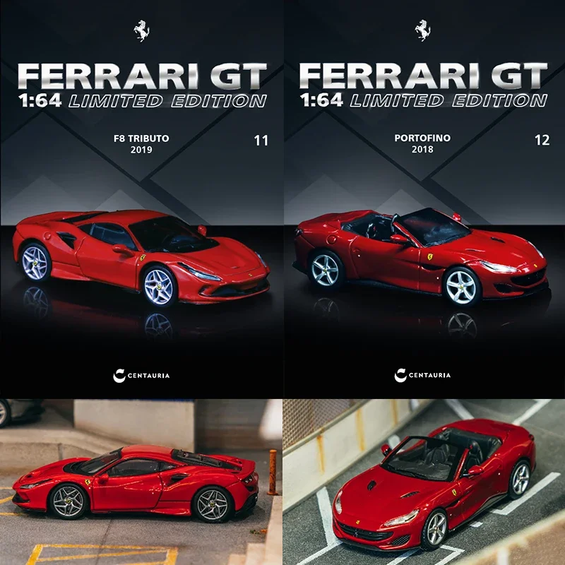 PreSale TW 1:64 FERRARI F8 TRIBUTO PORTOFINO Magazine Limited In