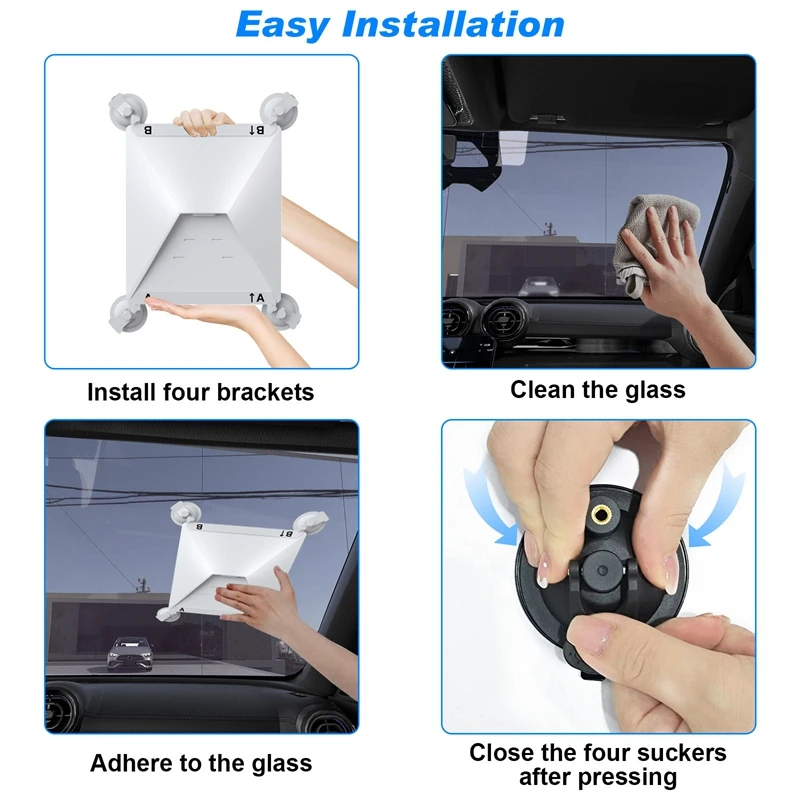 【Clearance Markdowns】 Starlink Mini Support for RV Yacht Car Sunroof/Front Window/Rear Metal Suction Cup Mount Bracket Kits Starlink Accessories.